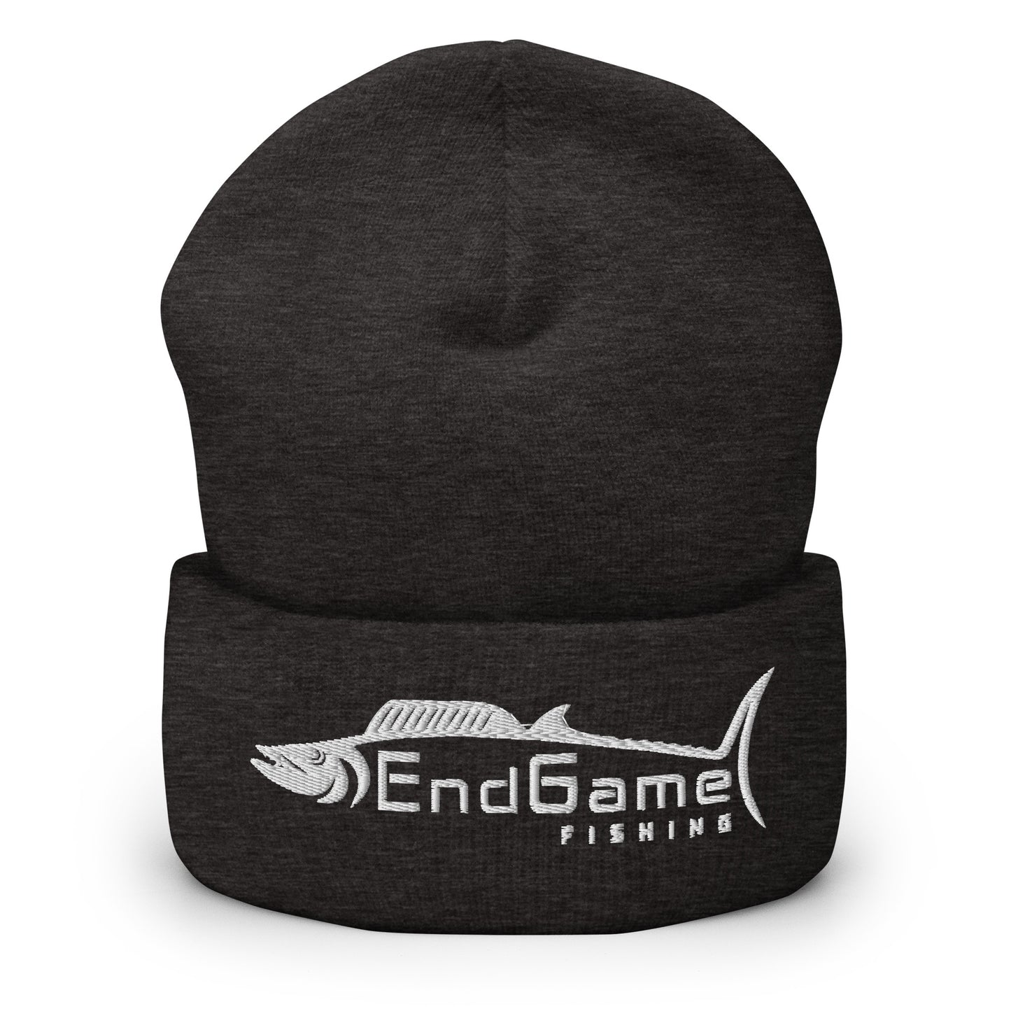 EndGame Wahoo Logo Cuffed Beanie - Charcoal