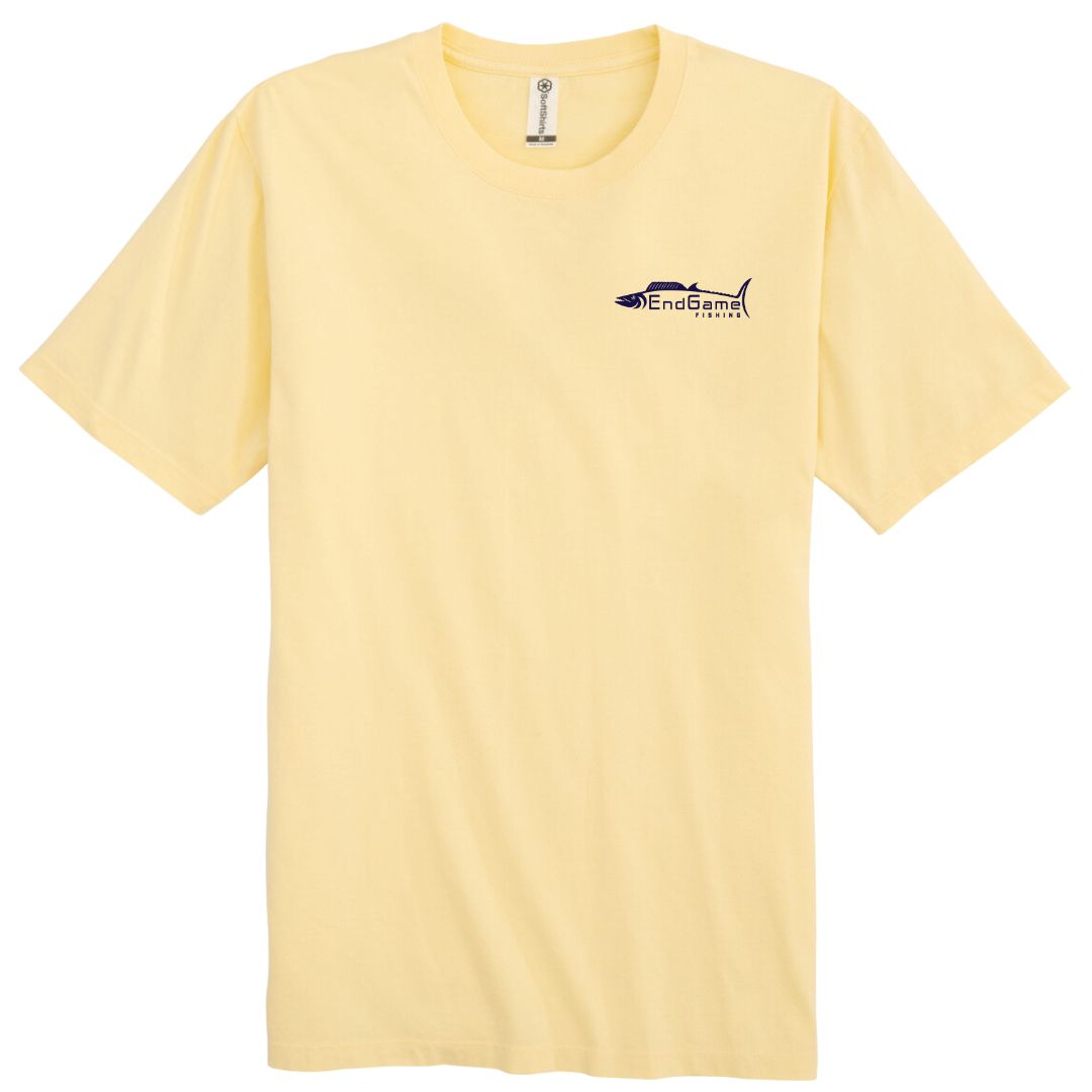 EndGame Fishing Find Us On The Water Tee - Yellow