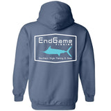 EndGame FishBite Marlin Emblem Hoodie - Offshore Blue