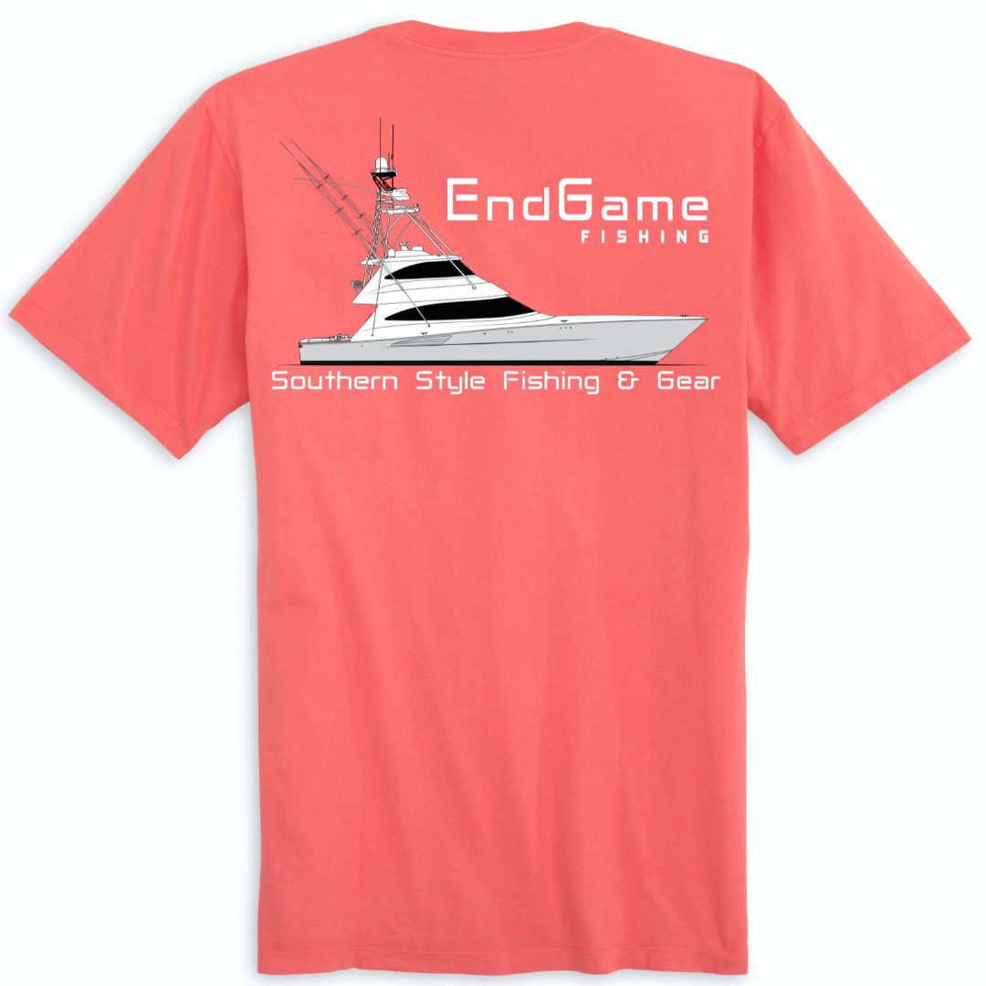 EndGame Fishing SportFish Pocket Tee - Coral