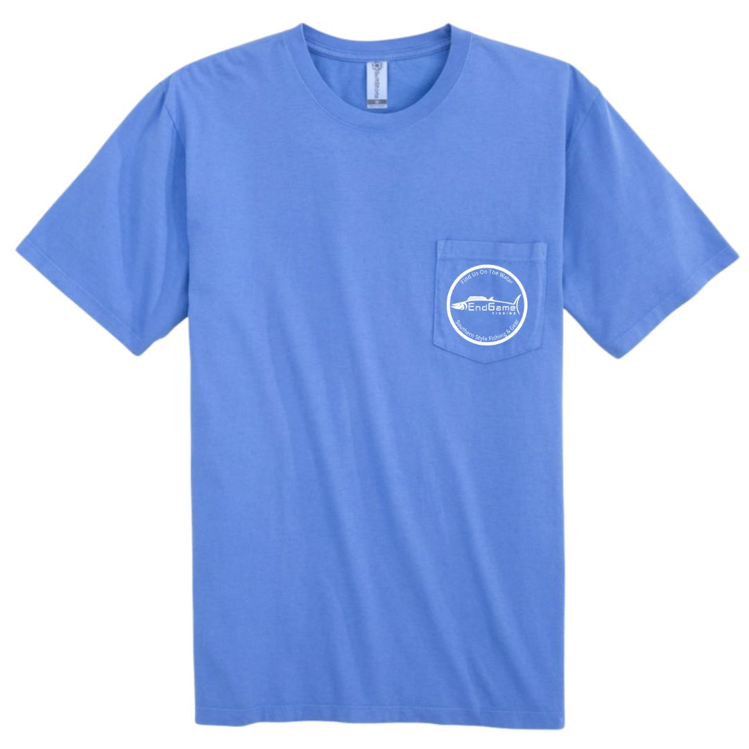 EndGame Fishing SportFish Pocket Tee - Marine Blue