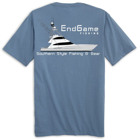 EndGame Fishing SportFish Pocket Tee - Slate Blue