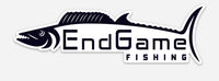 EndGame Fishing Logo Decal In Black-Medium