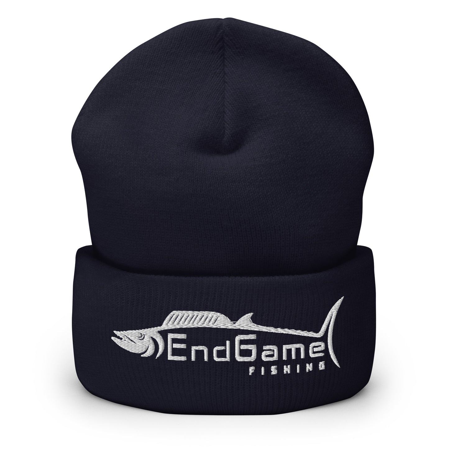 EndGame Wahoo Logo Cuffed Beanie - Navy