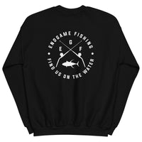 EndGame Fishing 80 Wide Cross Logo Crew Neck in White