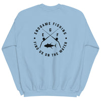 EndGame Fishing 80 Wide Cross Logo Crew Neck in Black