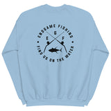 EndGame Fishing 80 Wide Cross Logo Crew Neck in Black