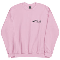 EndGame Fishing 80 Wide Cross Logo Crew Neck in Black