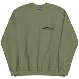 EndGame Fishing 80 Wide Cross Logo Crew Neck in Black