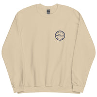 EndGame Fishing Emblem Coral Marlin Logo Crew Neck