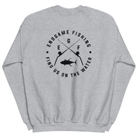 EndGame Fishing 80 Wide Cross Logo Crew Neck in Black