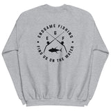 EndGame Fishing 80 Wide Cross Logo Crew Neck in Black