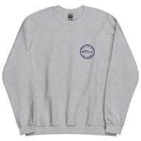 EndGame Fishing Emblem Coral Marlin Logo Crew Neck