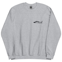 EndGame Fishing 80 Wide Cross Logo Crew Neck in Black