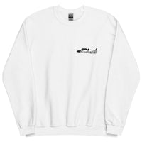 EndGame Fishing 80 Wide Cross Logo Crew Neck in Black