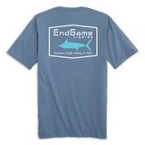 EndGame Fishing Marlin Emblem Pocket Tee - Slate Blue