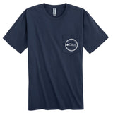 EndGame Fishing Marlin Emblem Pocket Tee - Navy Blue