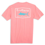 EndGame Fishing Marlin Emblem Pocket Tee - Pink