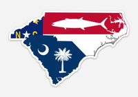 North Carolina and South Carolina Kings Decal - SALE