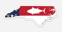 North Carolina Tuna Decal