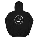 EndGame Fishing 80 Wide Cross Logo Hoodie in White