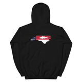 NC Redfish White Logo Hoodie