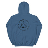 EndGame Fishing 80 Wide Cross Logo Hoodie in Black