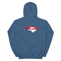 NC Redfish White Logo Hoodie