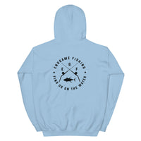 EndGame Fishing 80 Wide Cross Logo Hoodie in Black