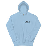 EndGame Fishing 80 Wide Cross Logo Hoodie in Black