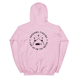 EndGame Fishing 80 Wide Cross Logo Hoodie in Black