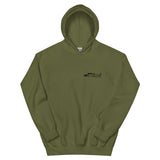 EndGame Fishing 80 Wide Cross Logo Hoodie in Black