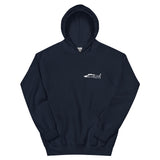 EndGame Fishing 80 Wide Cross Logo Hoodie in White