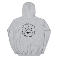 EndGame Fishing 80 Wide Cross Logo Hoodie in Black