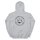 EndGame Fishing 80 Wide Cross Logo Hoodie in Black