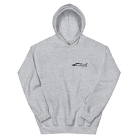 EndGame Fishing 80 Wide Cross Logo Hoodie in Black