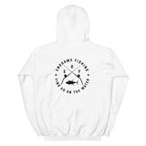 EndGame Fishing 80 Wide Cross Logo Hoodie in Black