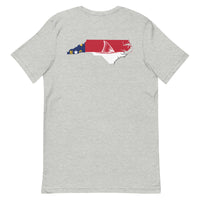 NC Redfish Tail Logo Tee - Red