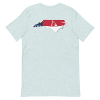 NC Redfish Tail Logo Tee - Red