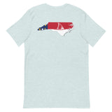 NC Redfish Tail Logo Tee - Red