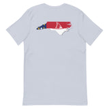 NC Redfish Tail Logo Tee - Red