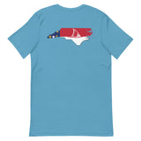 NC Redfish Tail Logo Tee - Red